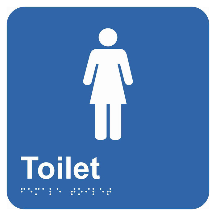 Braille Sign - Ladies Toilet