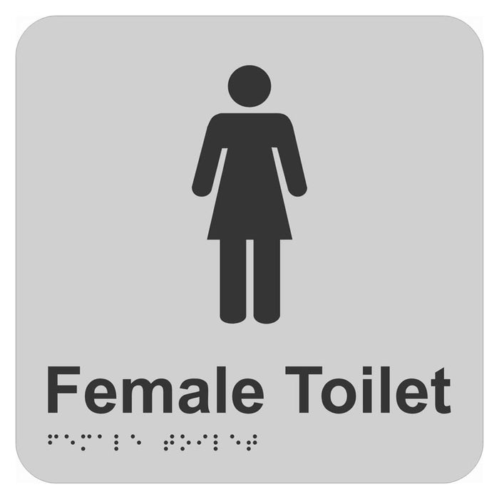 Braille Sign - Female Toilet