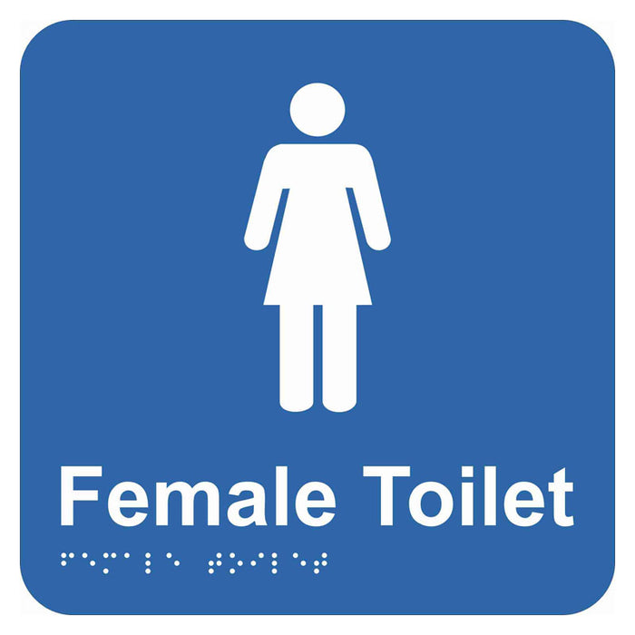 Braille Sign - Female Toilet