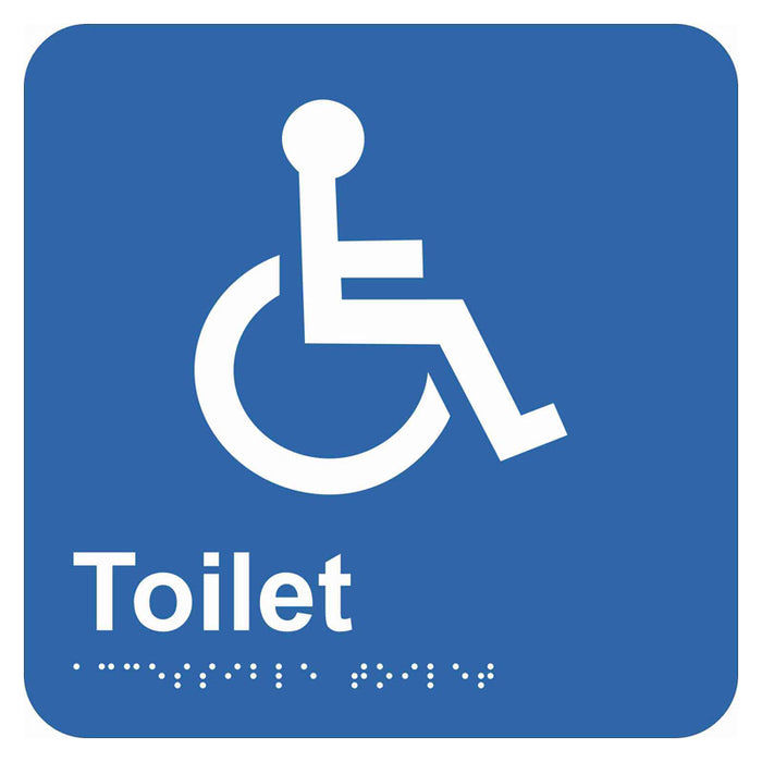 Braille Sign - Accessible Toilet