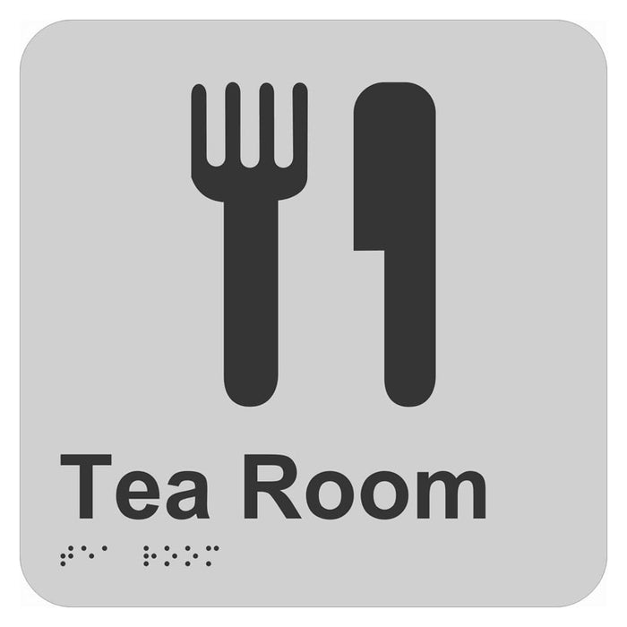 Braille Sign - Tea Room