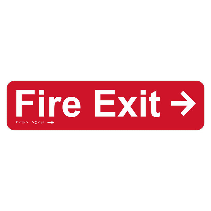 Braille Sign - Fire Exit