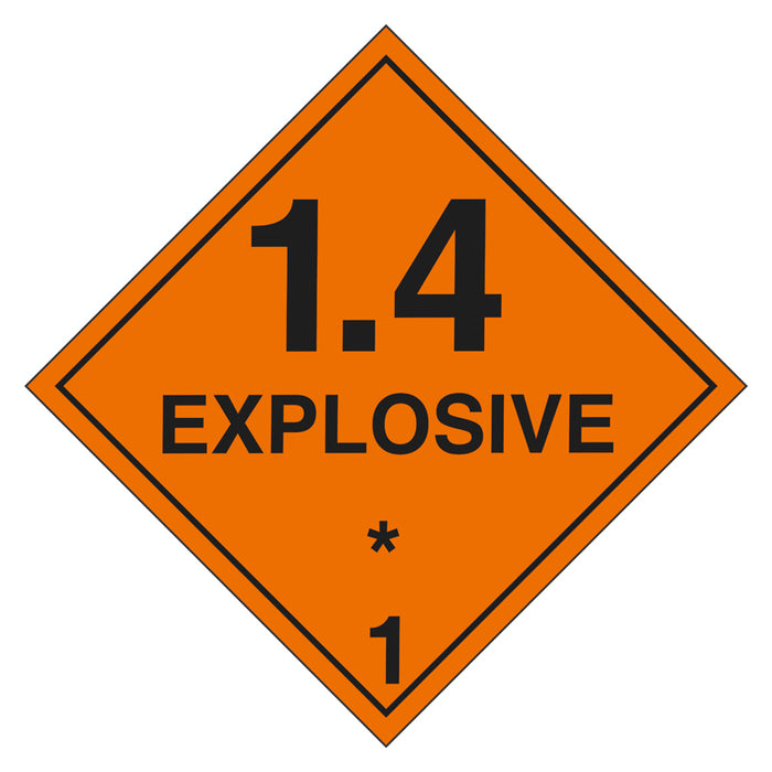 Hazchem Sign - 1.4 Explosive