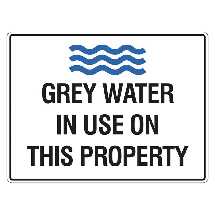 Water Restriction Sign - Grey Water In Use