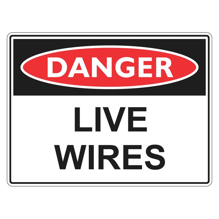 Danger Sign - Live Wires