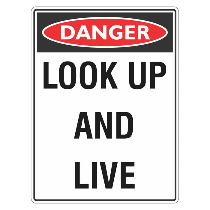 Danger Sign - Look Up And Live