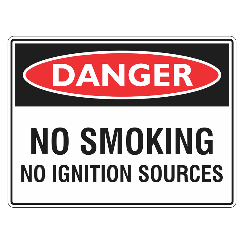 Danger Sign - No Smoking No Ignition Sources – Safetysigns.com.au