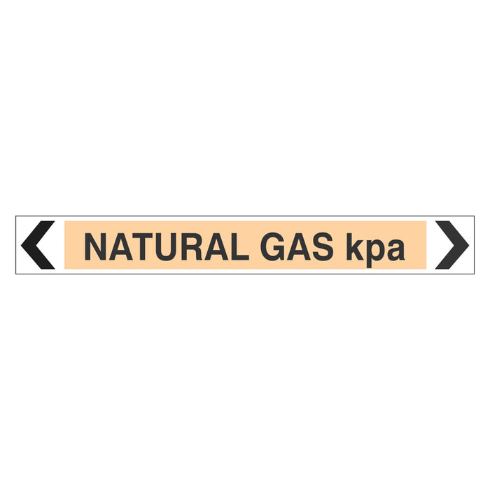 Pipe Marker - Natural Gas kpa