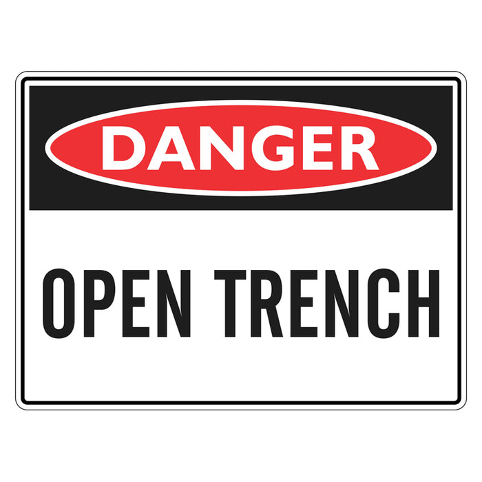 Danger Sign - Open Trench