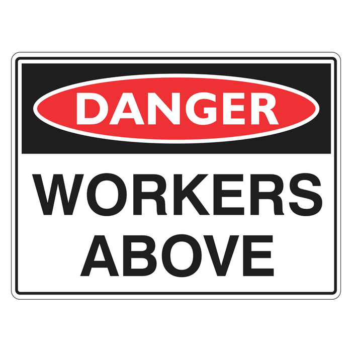 Danger Sign - Workers Above