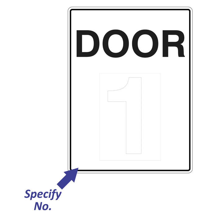 Door Number Sign