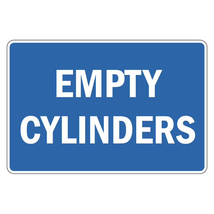 Empty Cylinders Sign