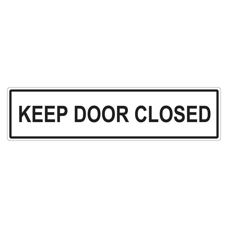 Keep Door Closed Sign – Safetysigns.com.au