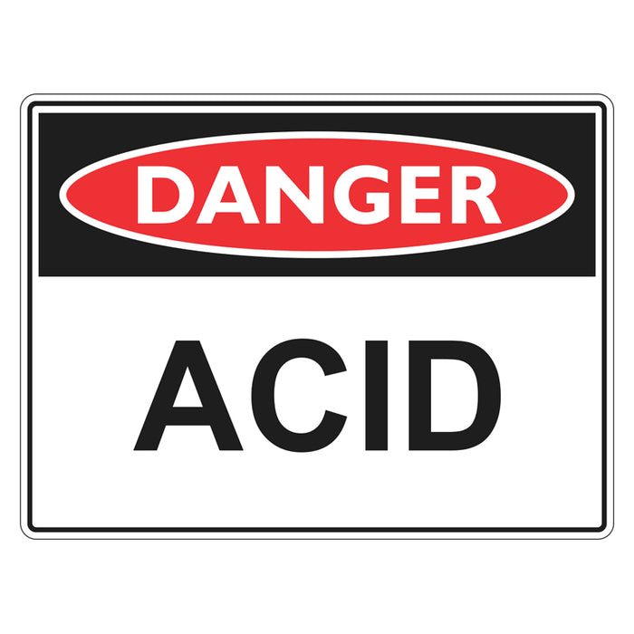 Danger Sign - Acid