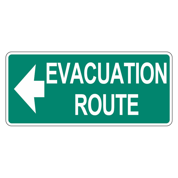 Evacuation Route Sign