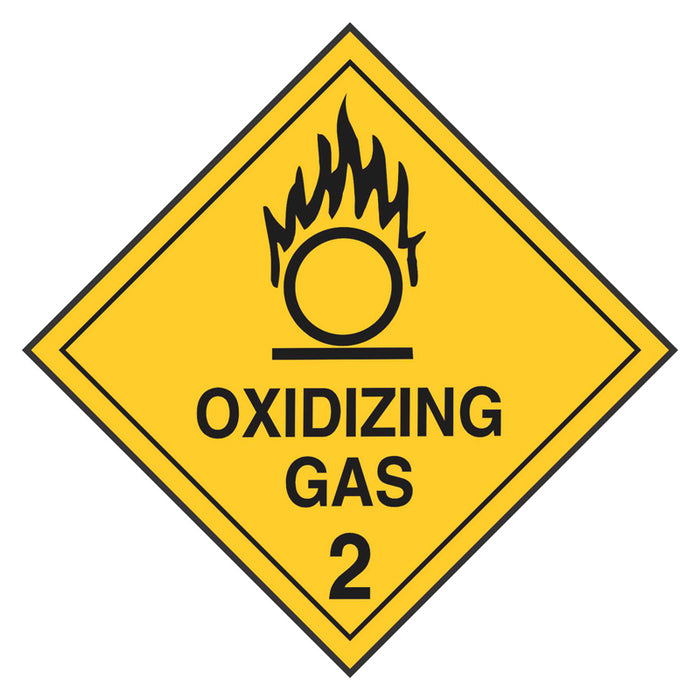 Hazchem Sign - 2 Oxidizing Gas