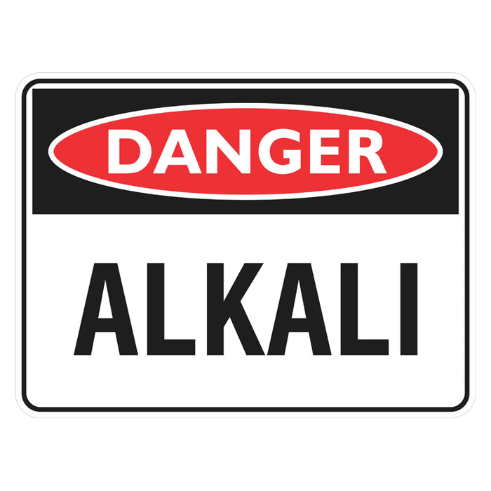 Danger Sign - Alkali