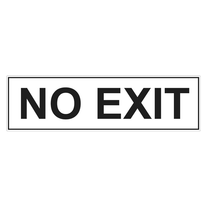 No Exit Sign