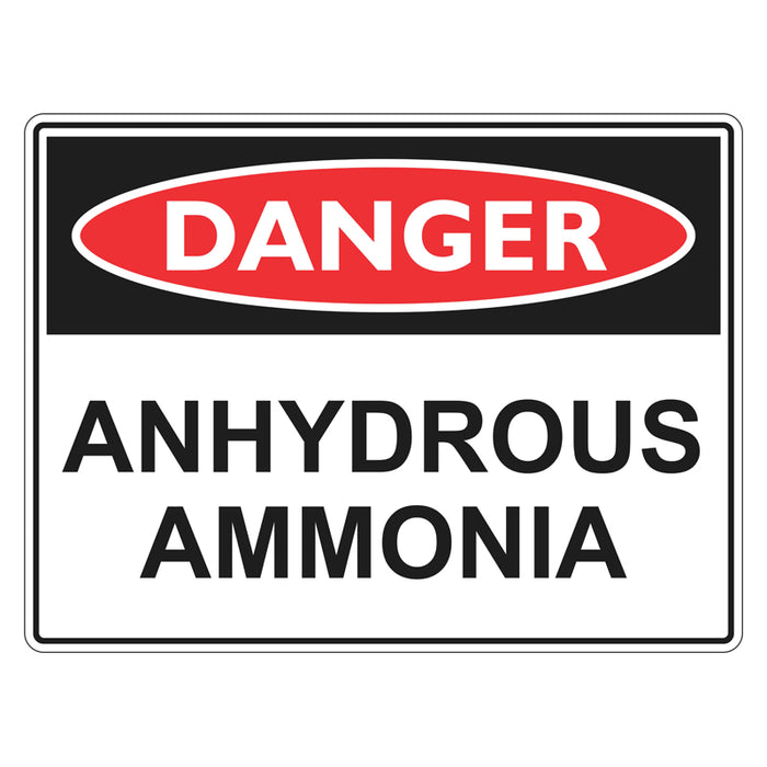 Danger Sign - Anhydrous Ammonia