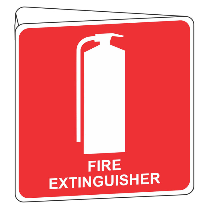 Fire Extinguisher Sign (Double Sided)