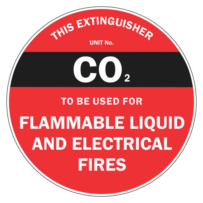 Fire Extinguisher Disc - CO2