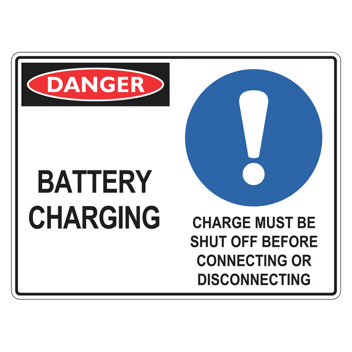 Danger Sign - Battery Charging