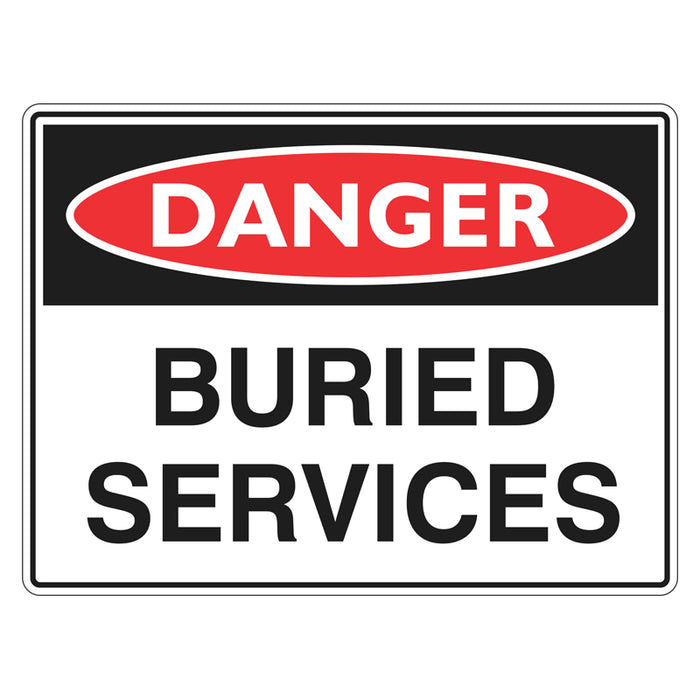 Danger Sign - Buried Services