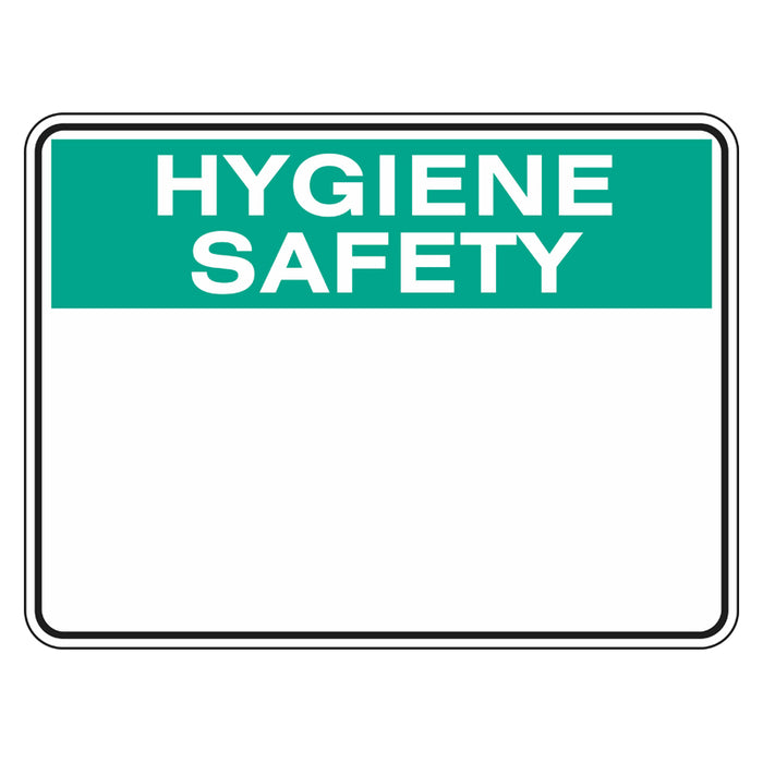 Hygiene Sign - Blank (insert preferred wording)