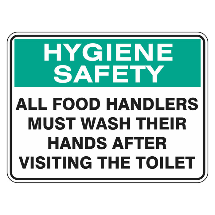 Hygiene Sign - All Food Handlers Must Wash Their Hands