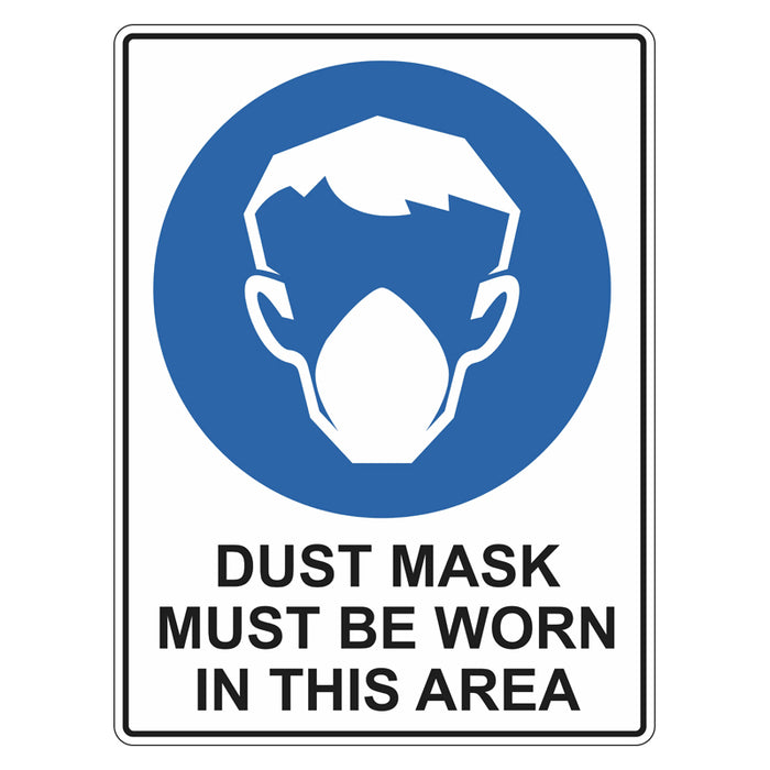 Mandatory Sign - Dust Mask Must Be Worn In This Area