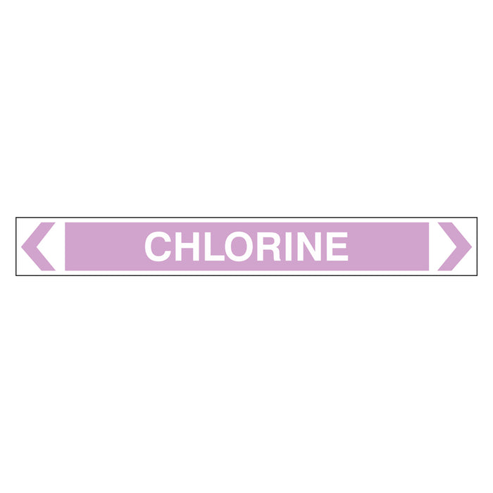 Pipe Marker - Chlorine