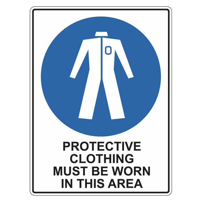 Mandatory Sign - Protective Clothing Must Be Worn In This Area