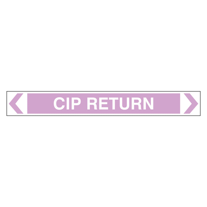 Pipe Marker - CIP Return