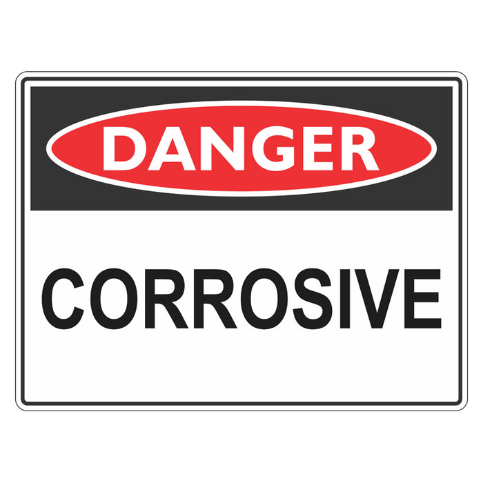 Danger Sign - Corrosive