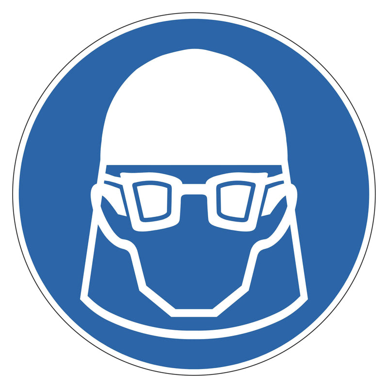 Mandatory Sign - Eye - Head Protection – Safetysigns.com.au