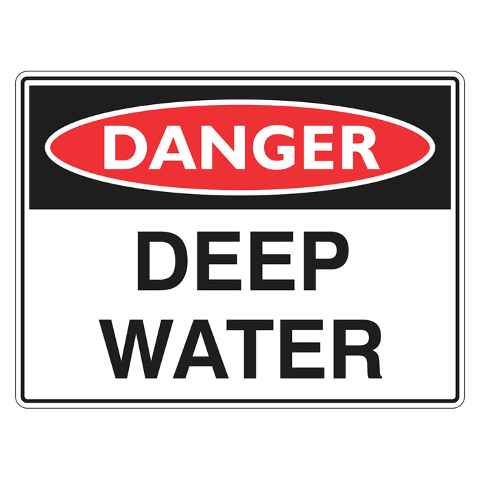 Danger Sign - Deep Water