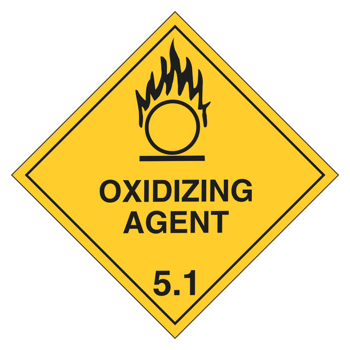 Hazchem Sign - 5.1 Oxidizing Agent