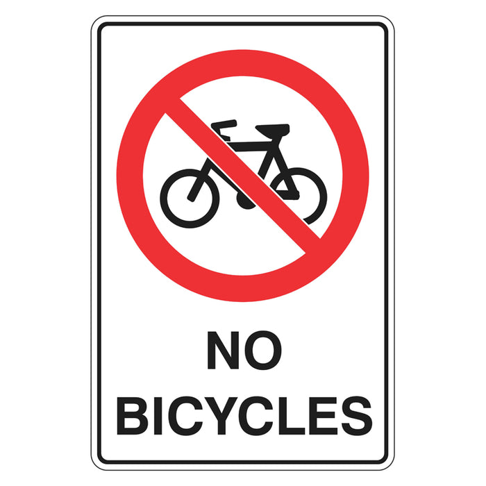 Prohibition Sign - No Bicycles