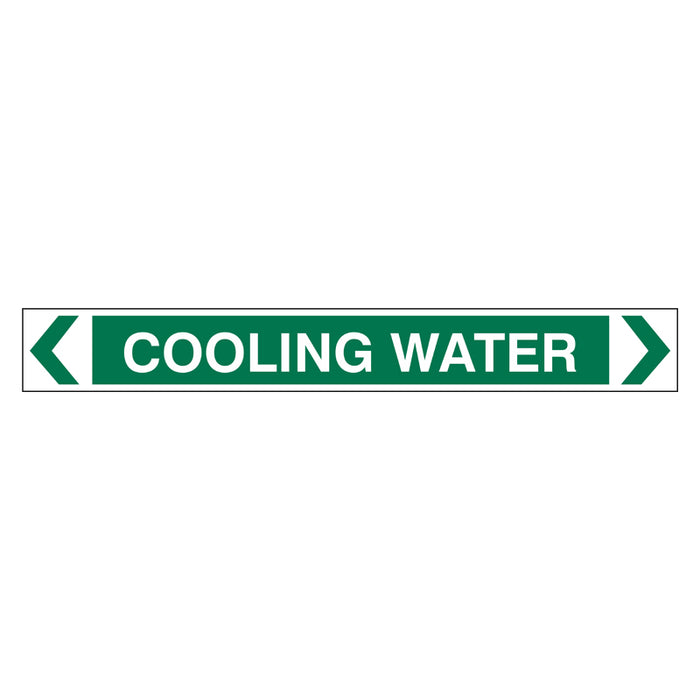 Pipe Marker - Cooling Water