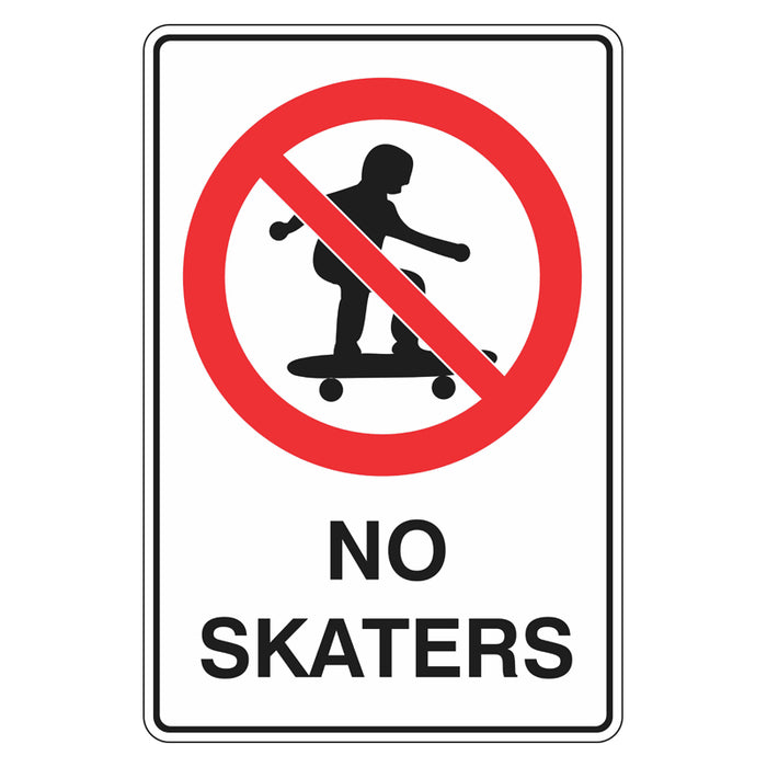 Prohibition Sign - No Skaters