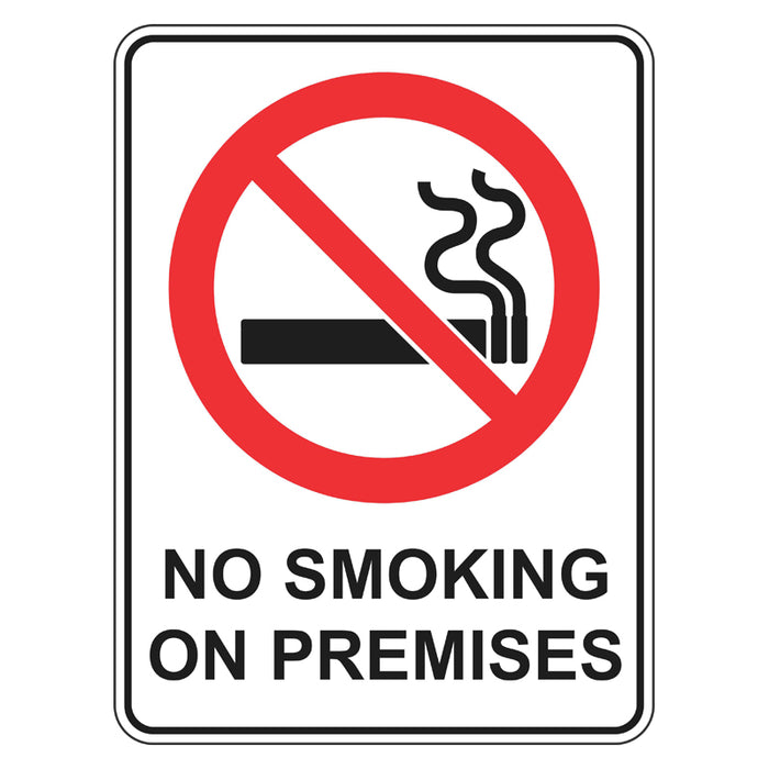 Prohibition Sign - No Smoking On Premises