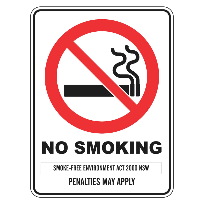 No Smoking Signs