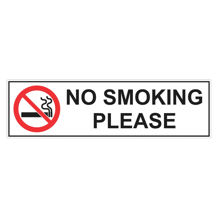 Prohibition Sign - No Smoking Please