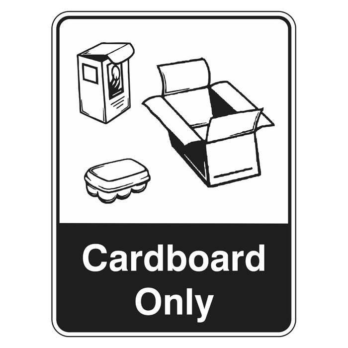 Recycling Sign - Cardboard Only