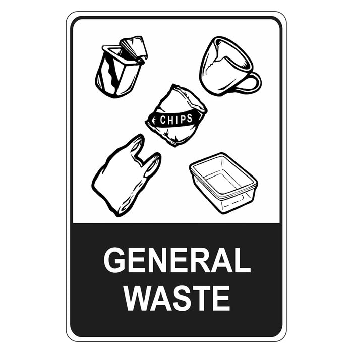 Recycling Sign - General Waste