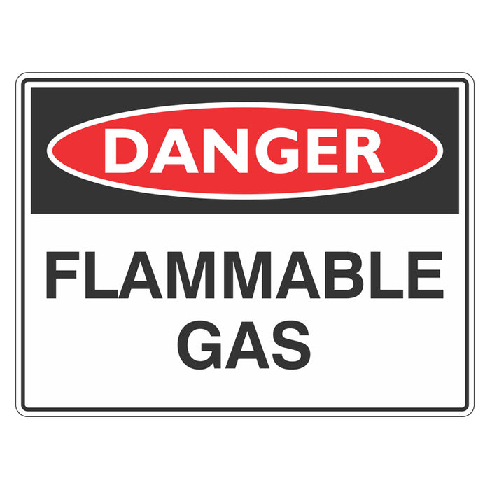 Danger Sign - Flammable Gas