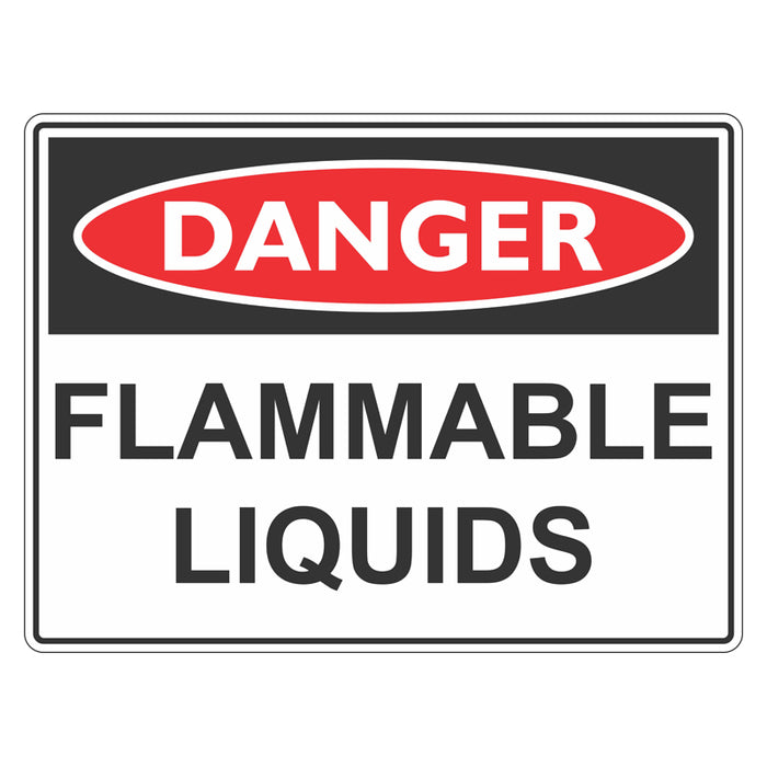 Danger Sign - Flammable Liquids