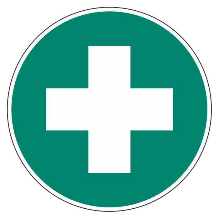 Emergency Sign - First Aid Disc