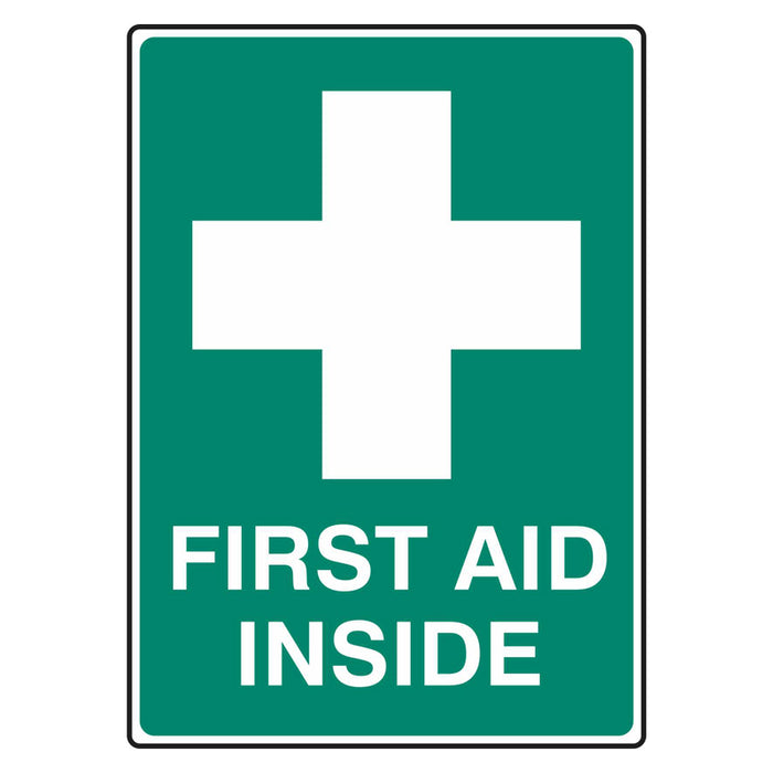 Emergency Sign - First Aid Inside