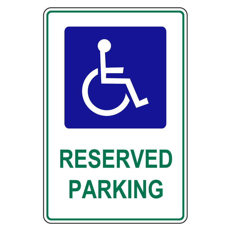 Reserved Parking Signs